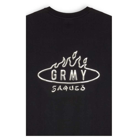 Grimey Unisex κοντομάνικη μπλούζα Burn In Flames The Anvil Regular Tee